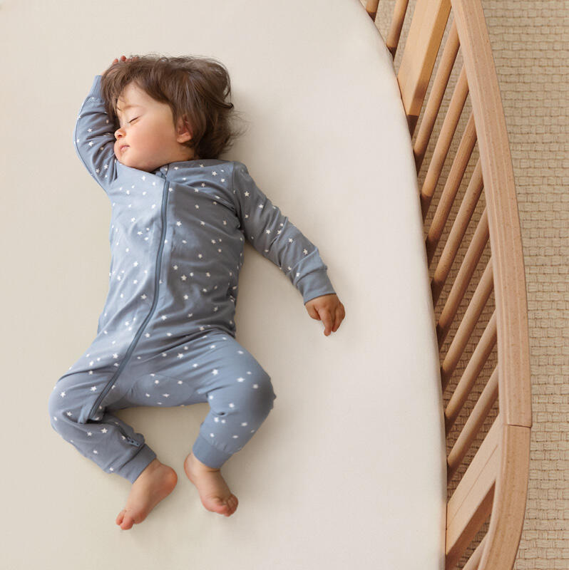 stokke sleepi bed fitted sheet white