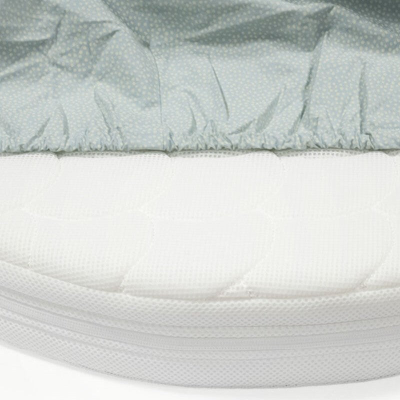 bed fitted sheet in dots sage by stokke