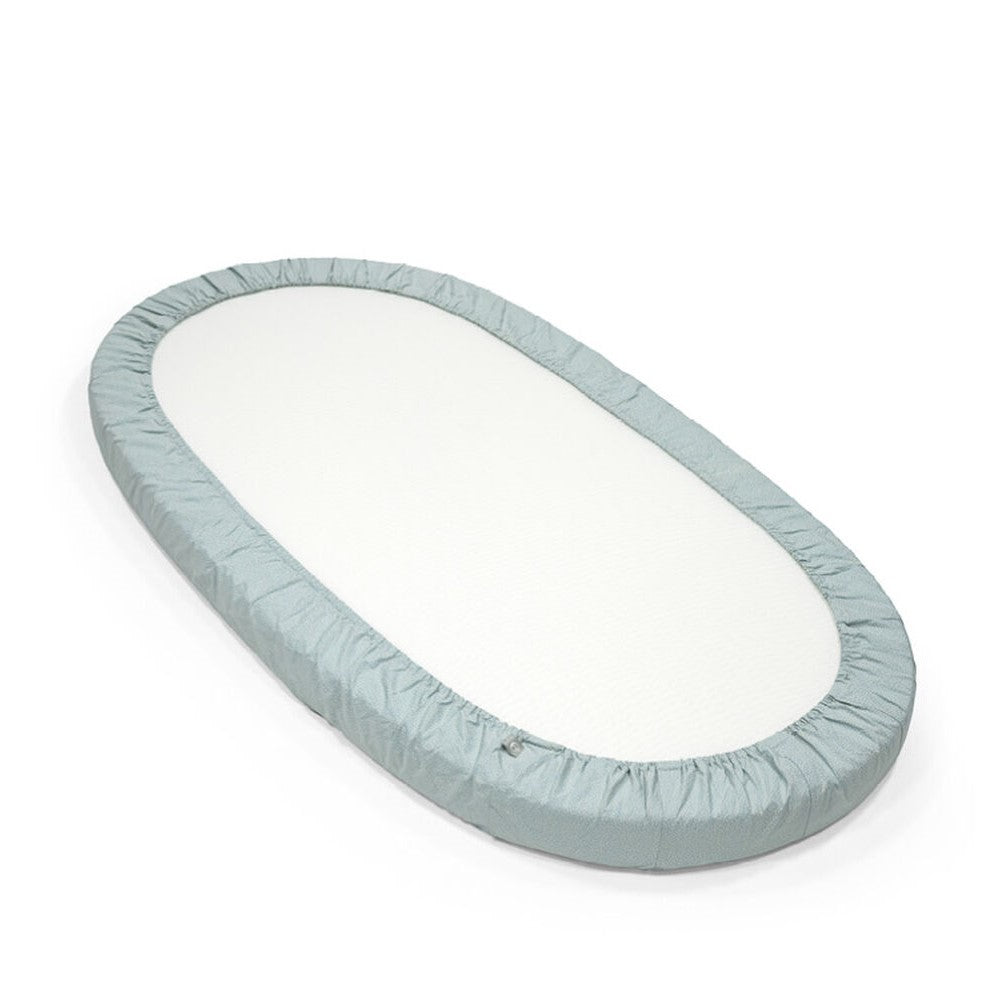 bed fitted sheet in dots sage by stokke