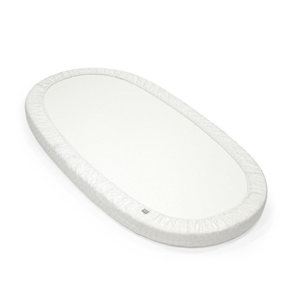 sleepi bed fitted sheet fans grey by stokke