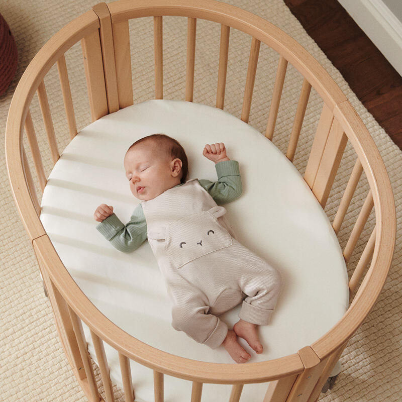 sleepi mini protection sheet white in cot