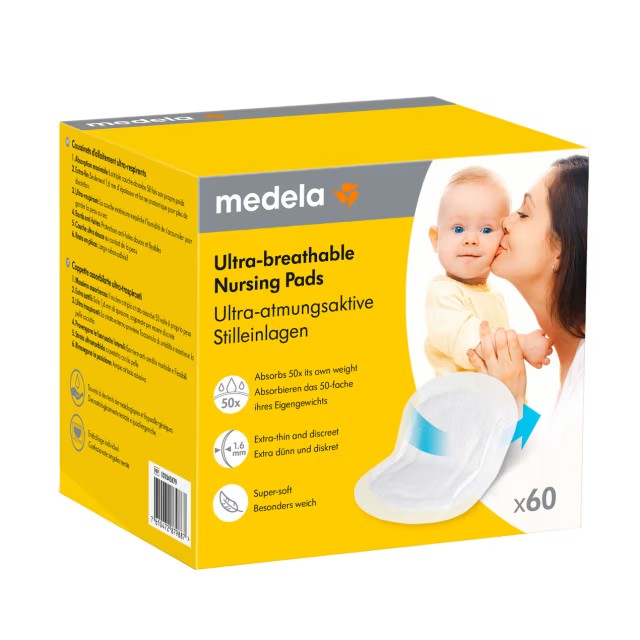 Ultra Breathable Nursing Pads 60pk - Medela