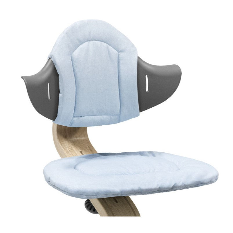 Nomi Blue cushion from Stokke attached in a chair:image,small_image,thumbnail,swatch_image