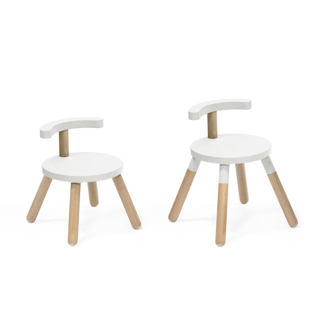 mutable chairs in white