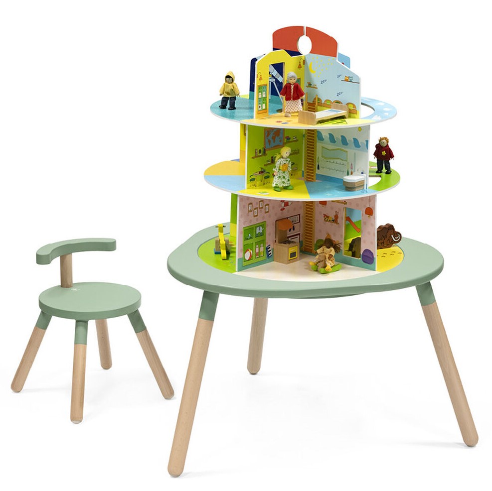 mutable play house by stokke on top of mutable and fitting chair