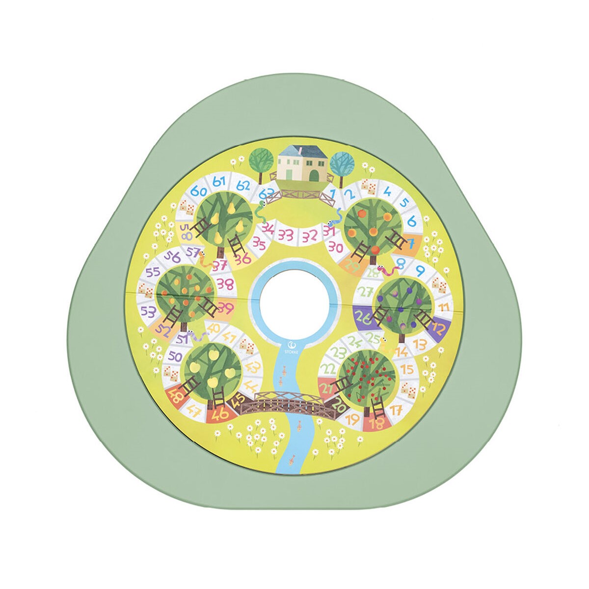 MuTable playboard fruit and veg by stokke boardgame