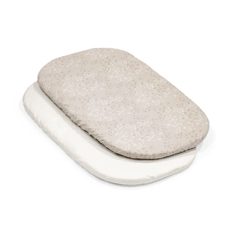 Snoozi portable baby bassinet mattress sheet 2 pack:image,small_image,thumbnail,swatch_image