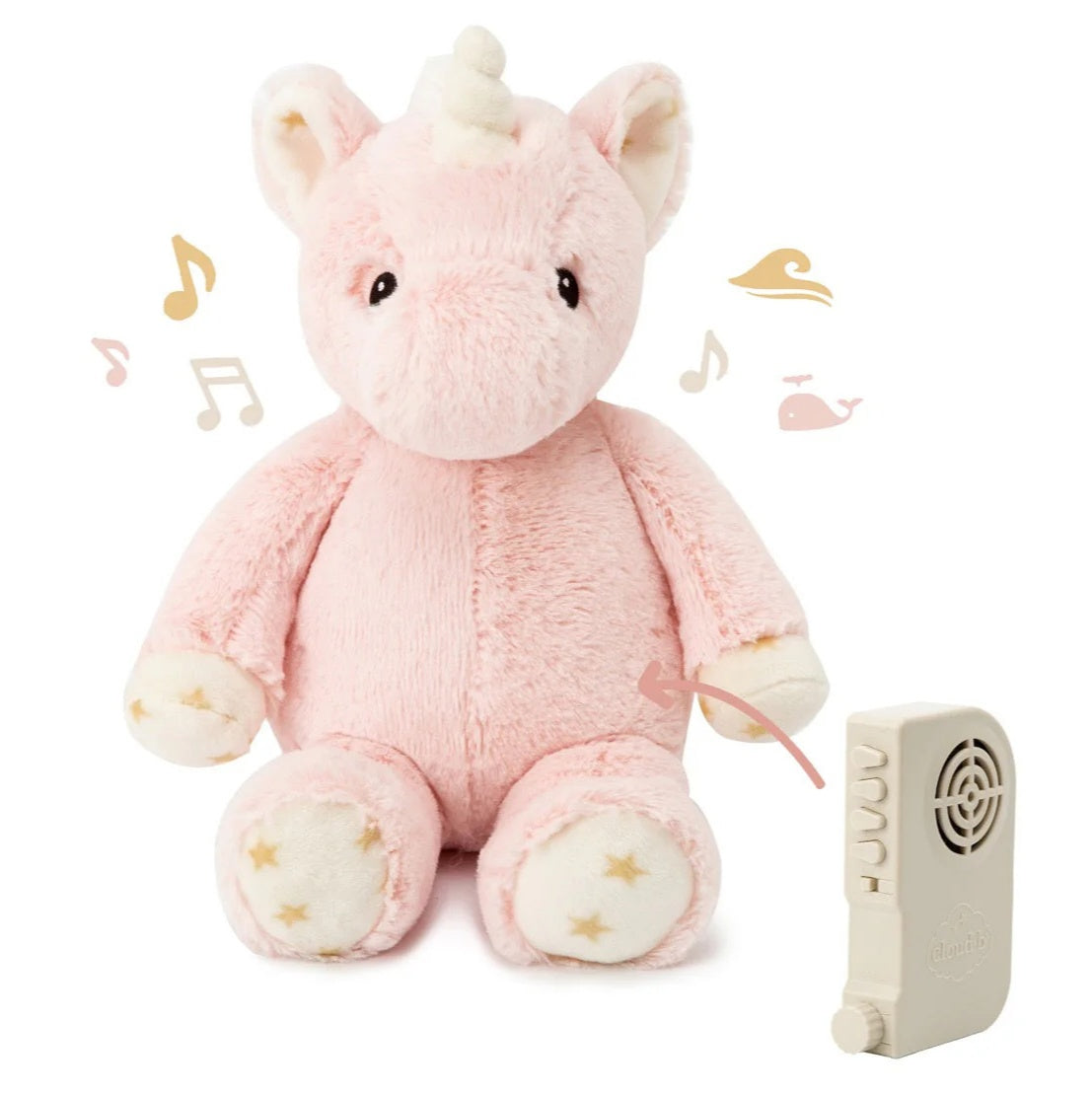Cloud.b Ella the Unicorn Sleep Soother with music box