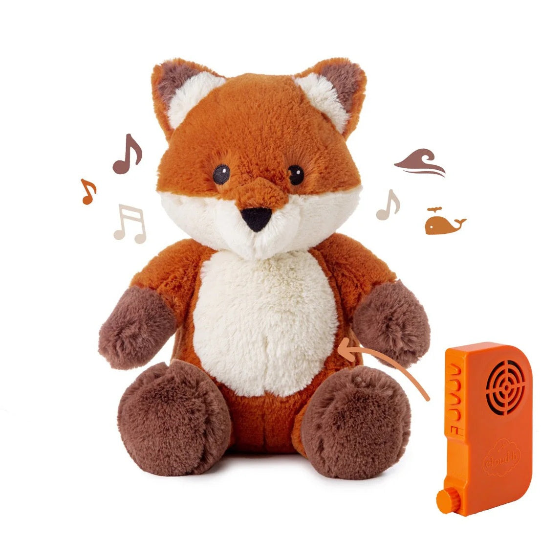 Cloud.b Frankie The Fox Sleep Soother with music control box