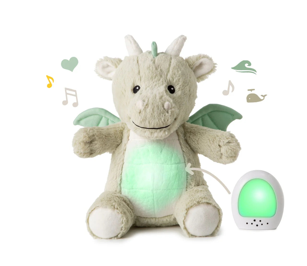 Cloud.b Lovelight Buddies - Drake the Dragon and music box