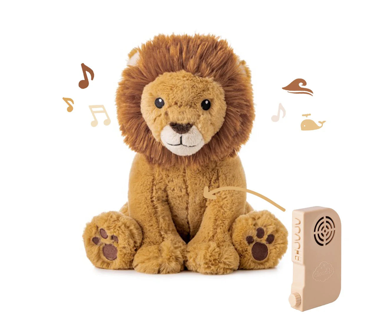 Cloud.b Louis Lion Smart Sensor with music box