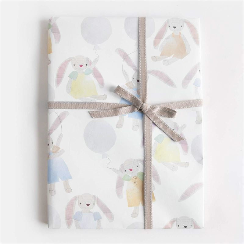 Present Wrap Sheet Rabbits & Balloons - Caroline Gardner