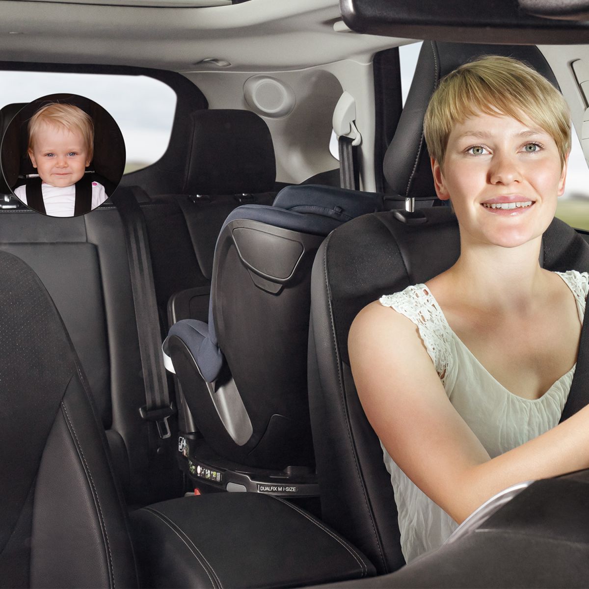 Reer Safety View Mirror for kids in Car