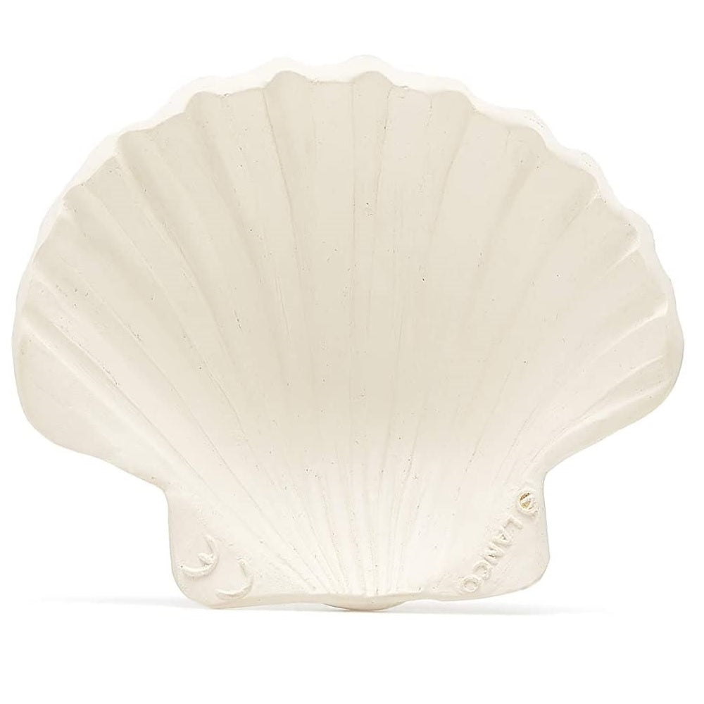 Lanco Natural Rubber Baby Teething Sensory toy - Scallop Shell