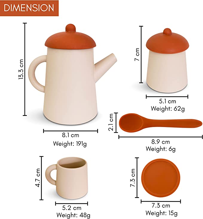 Silicone Tea Set - Classical Child - Dimples