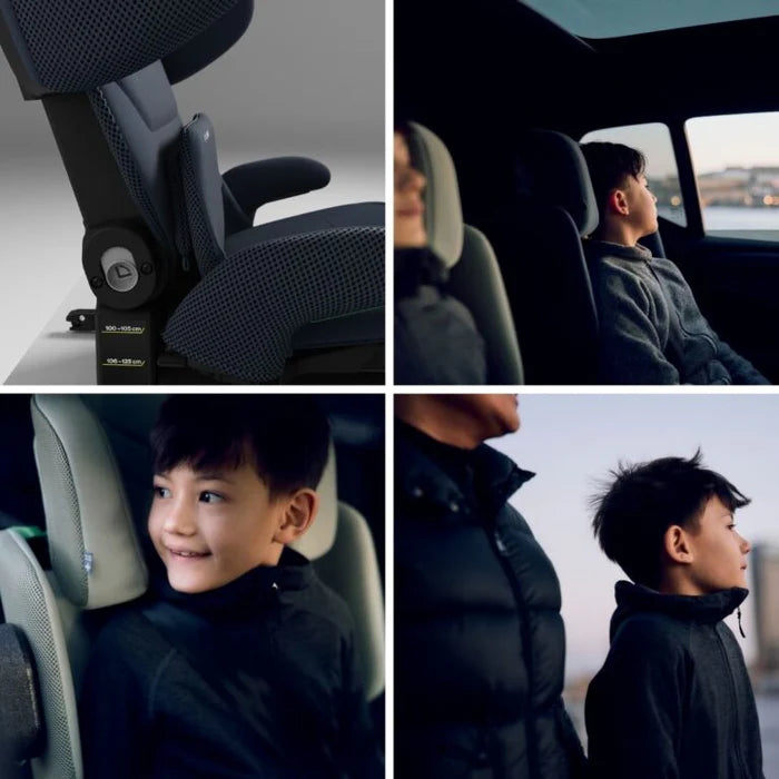 Axkid Up Booster Seat Coastal Storm Black - Axkid