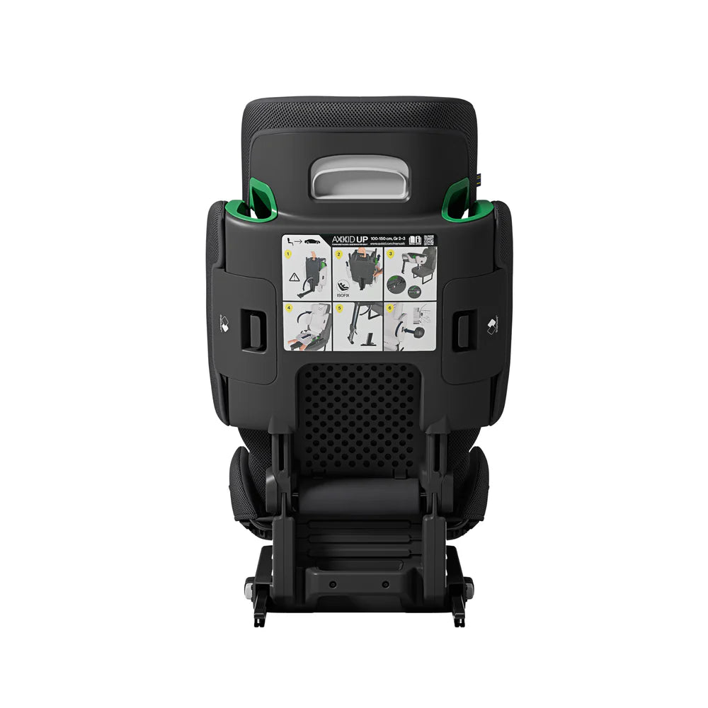 Axkid Up Booster Seat Coastal Storm Black - Axkid