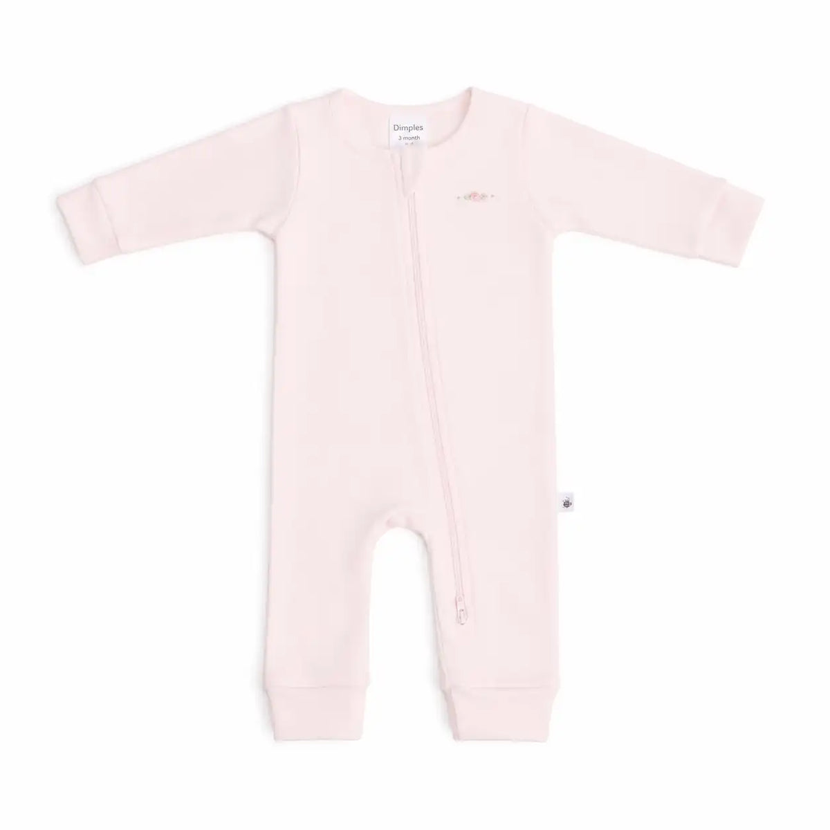 Cotton Zip Babygrow