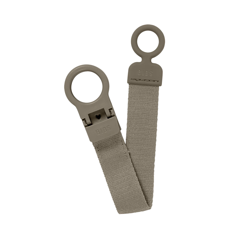 Pacifier Clip Loop Dark Oak - BIBS