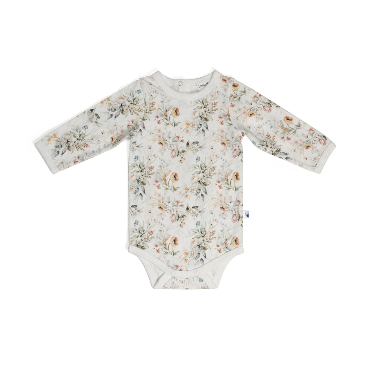 Cotton Long Sleeve Bodysuit - Little Bee by Dimples - Dimples