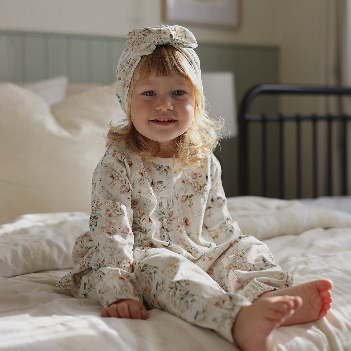 Cotton Track Pants - Little Bee by Dimples - Dimples