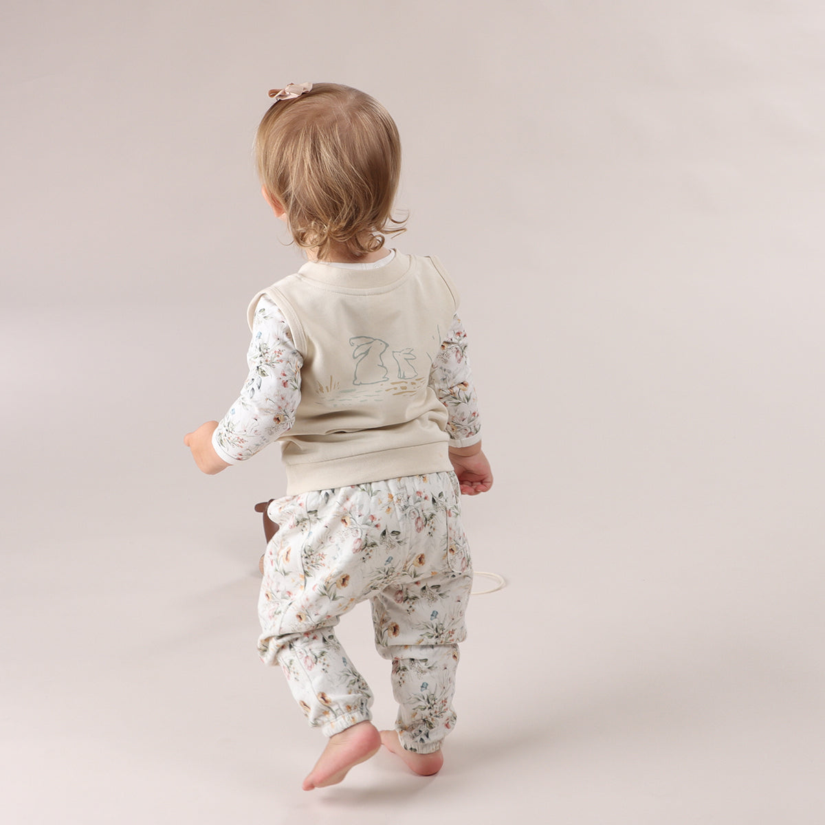 Cotton Track Pants - Little Bee by Dimples - Dimples