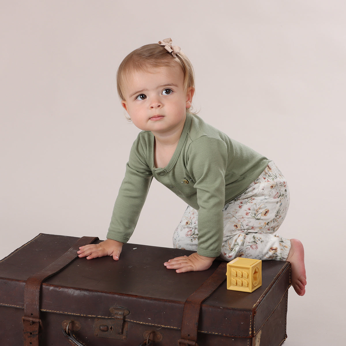 Cotton Track Pants - Little Bee by Dimples - Dimples
