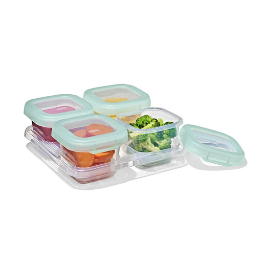 Oxo Tot Baby Blocks Freezer Storage Containers 4PK 180ml - Oxo Tot