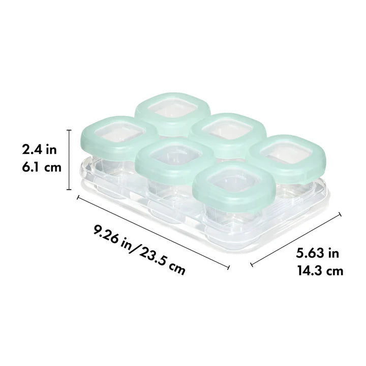 Oxo Tot Baby Blocks Freezer Storage Containers 6PK 60ml - Oxo Tot