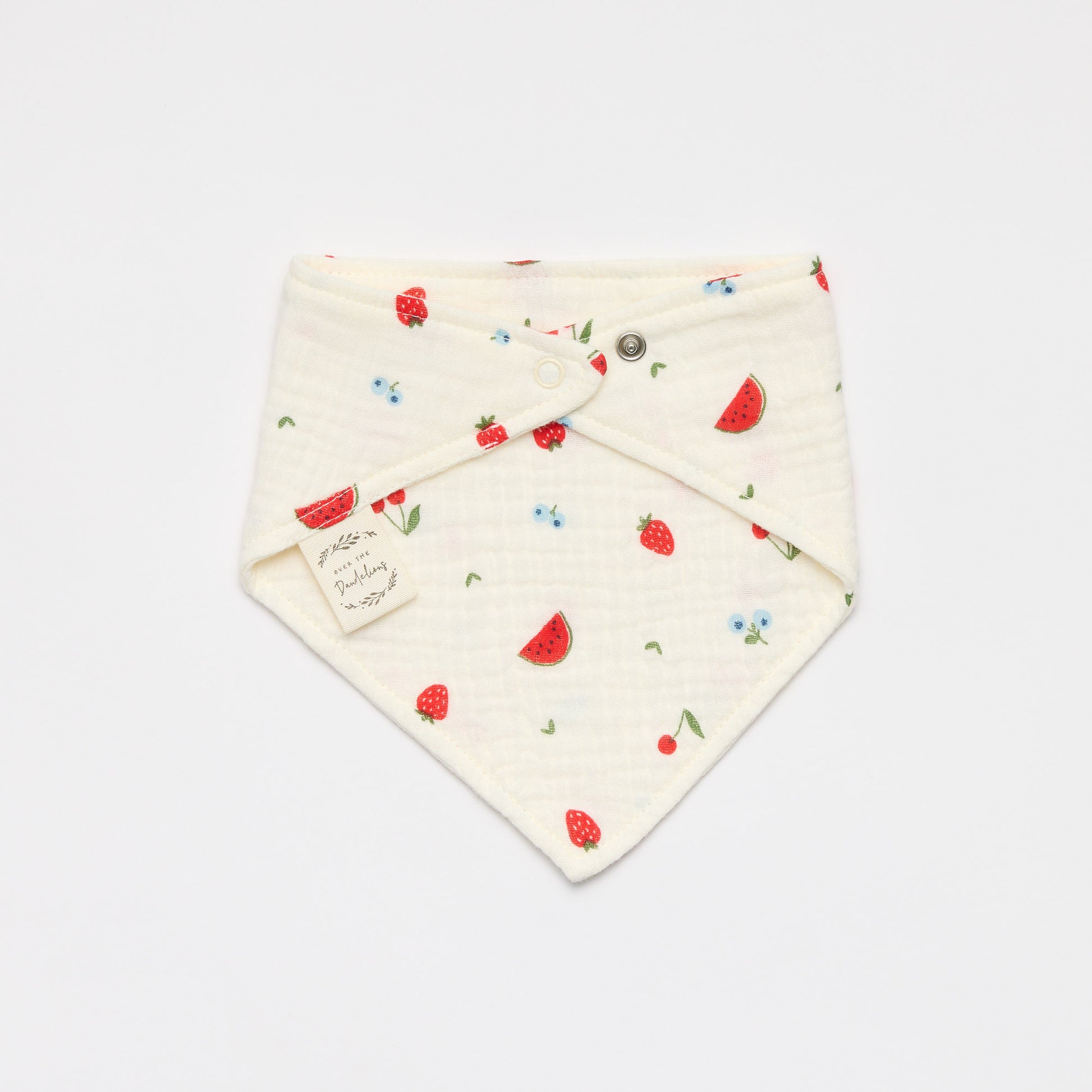 Muslin Bandana Bib Sweet Pickings - Over the Dandelions