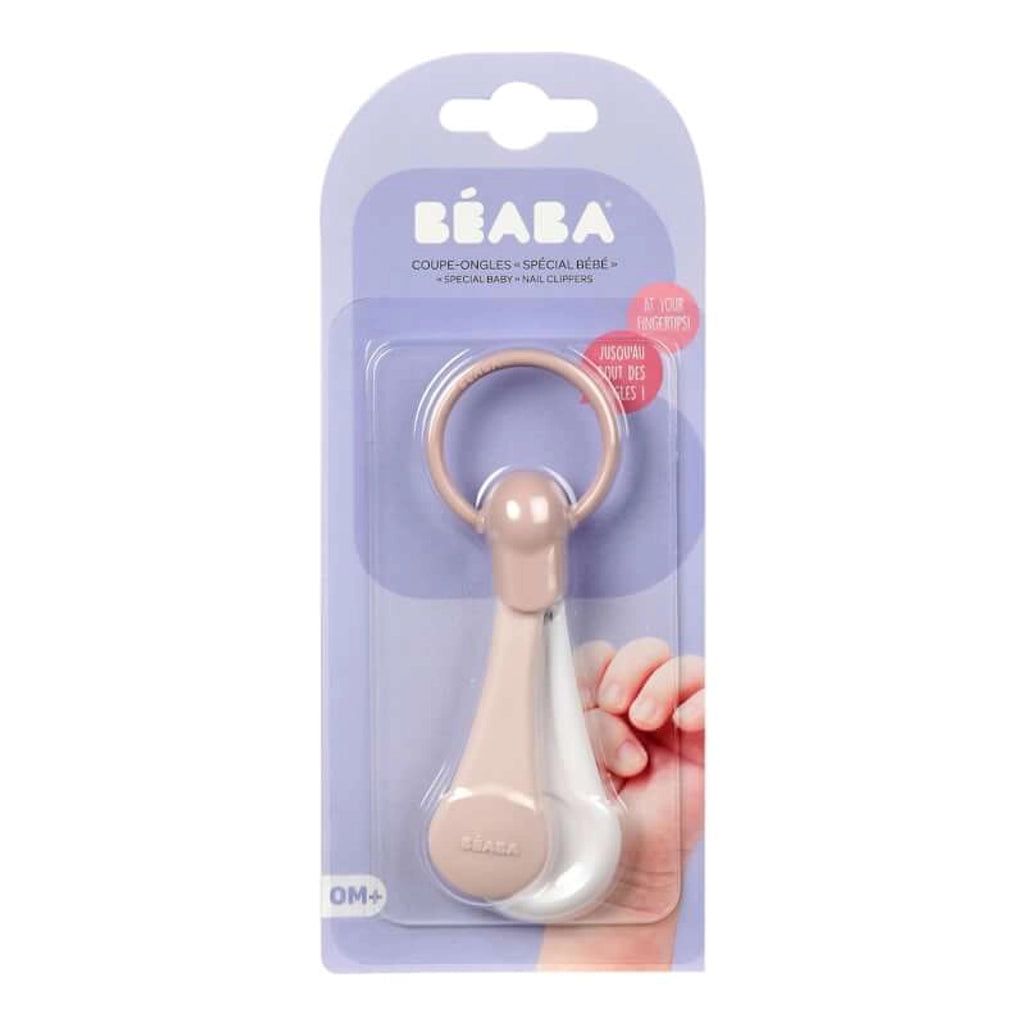 Beaba Baby Nail Clippers Dusky Pink - Beaba