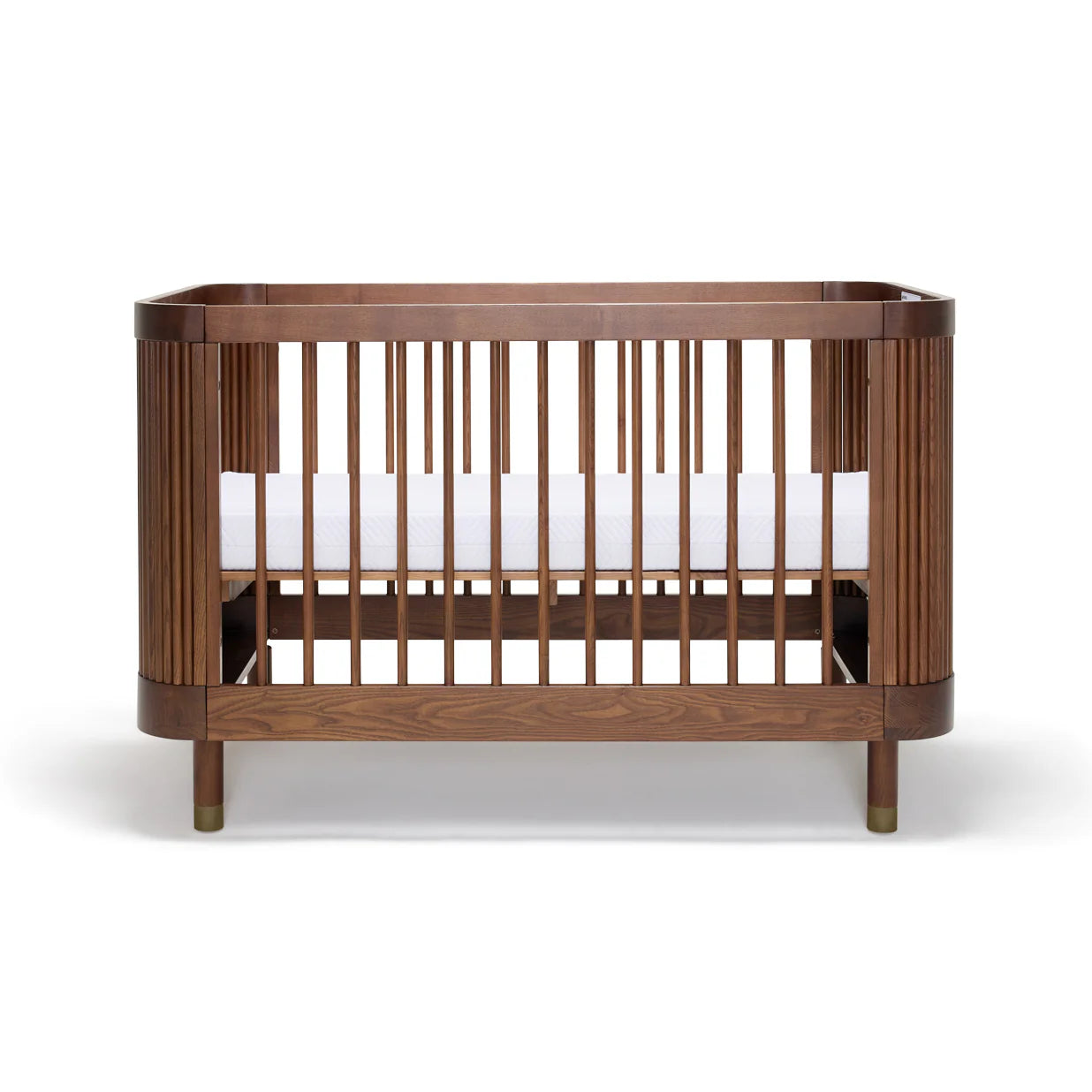Juno Cot Walnut Stylish Baby Cot Nursery Furniture BabyRest juno-cot-walnut-stylish-baby-cot-nursery-furniture-babyrest