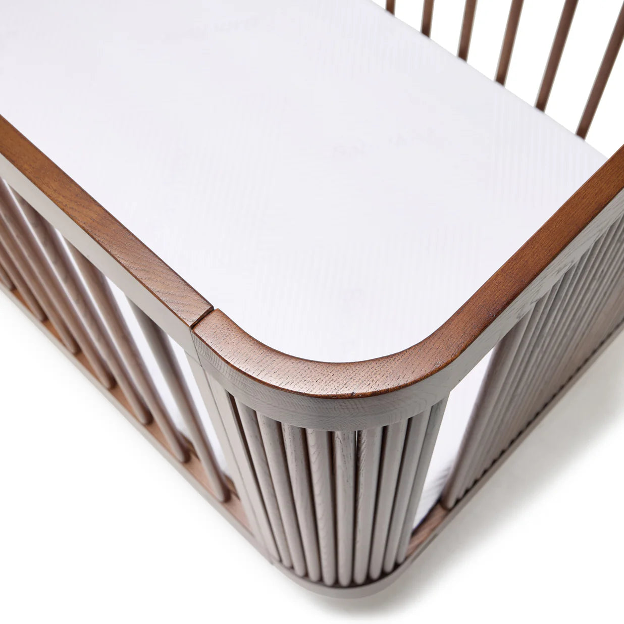 Juno Cot Luxe Walnut - BabyRest