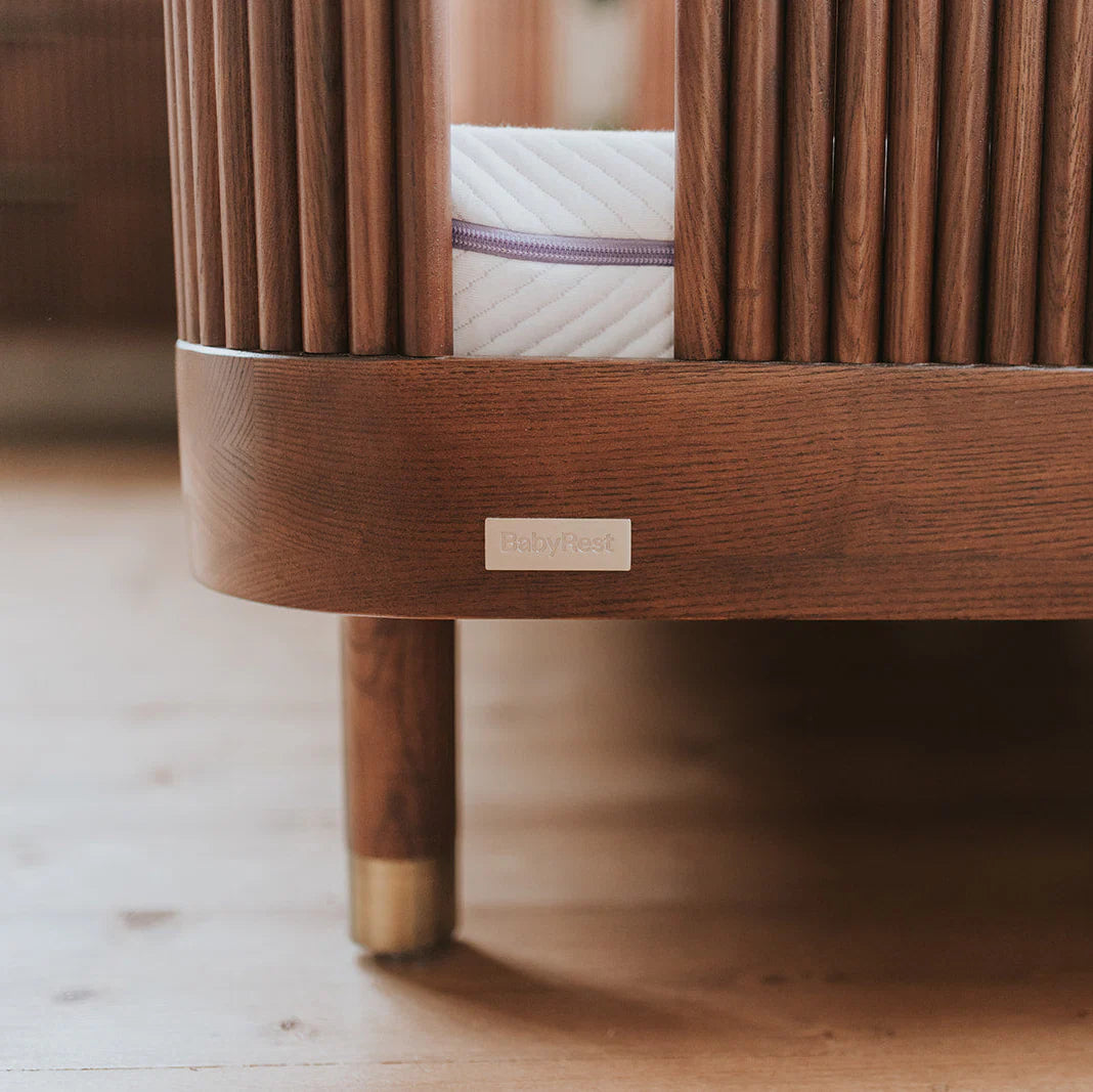 Juno Cot Luxe Walnut - BabyRest