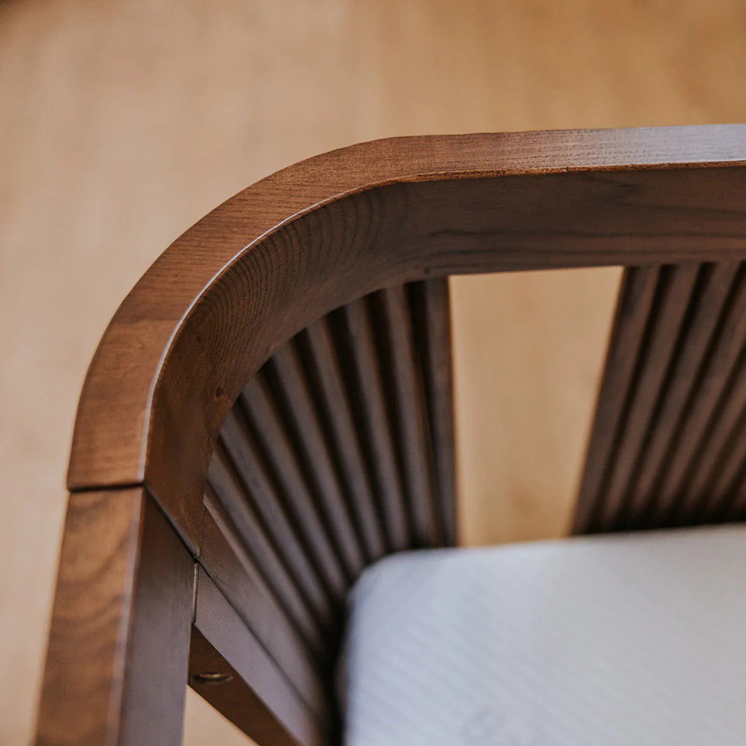 Juno Cot Luxe Walnut - BabyRest