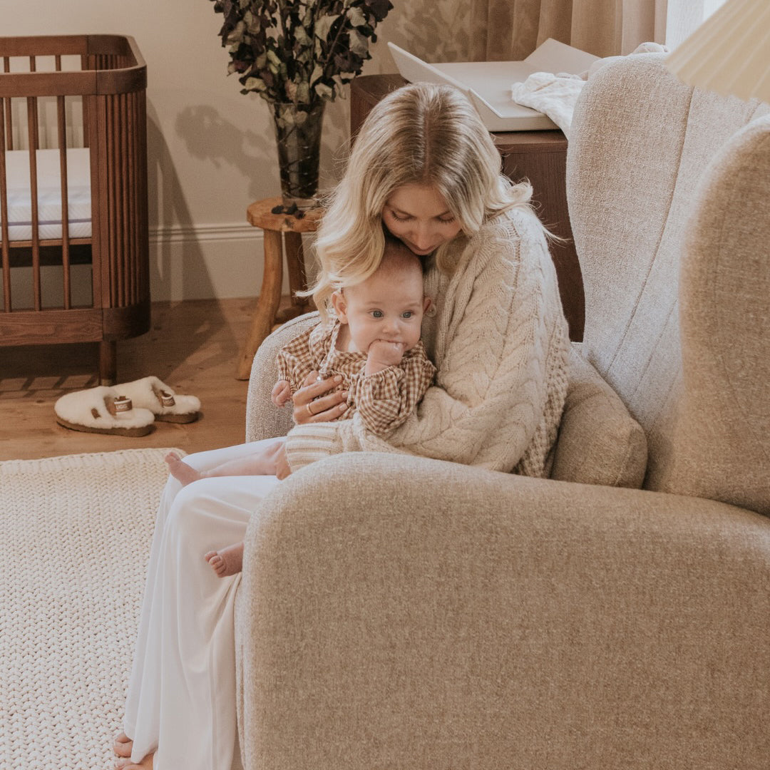 Celeste Electric Nursery Chair Pebble Weave - BabyRest