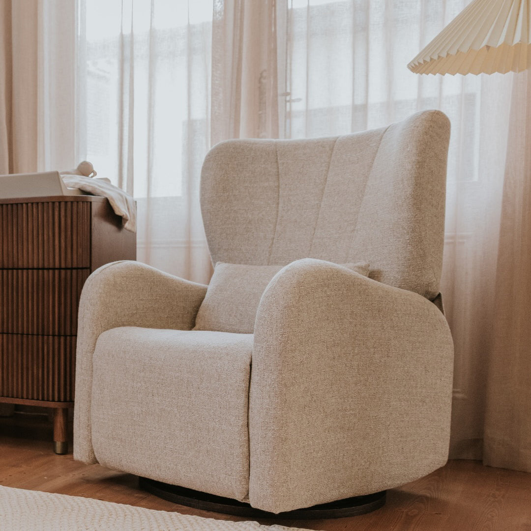 Celeste Electric Nursery Chair Pebble Weave - BabyRest