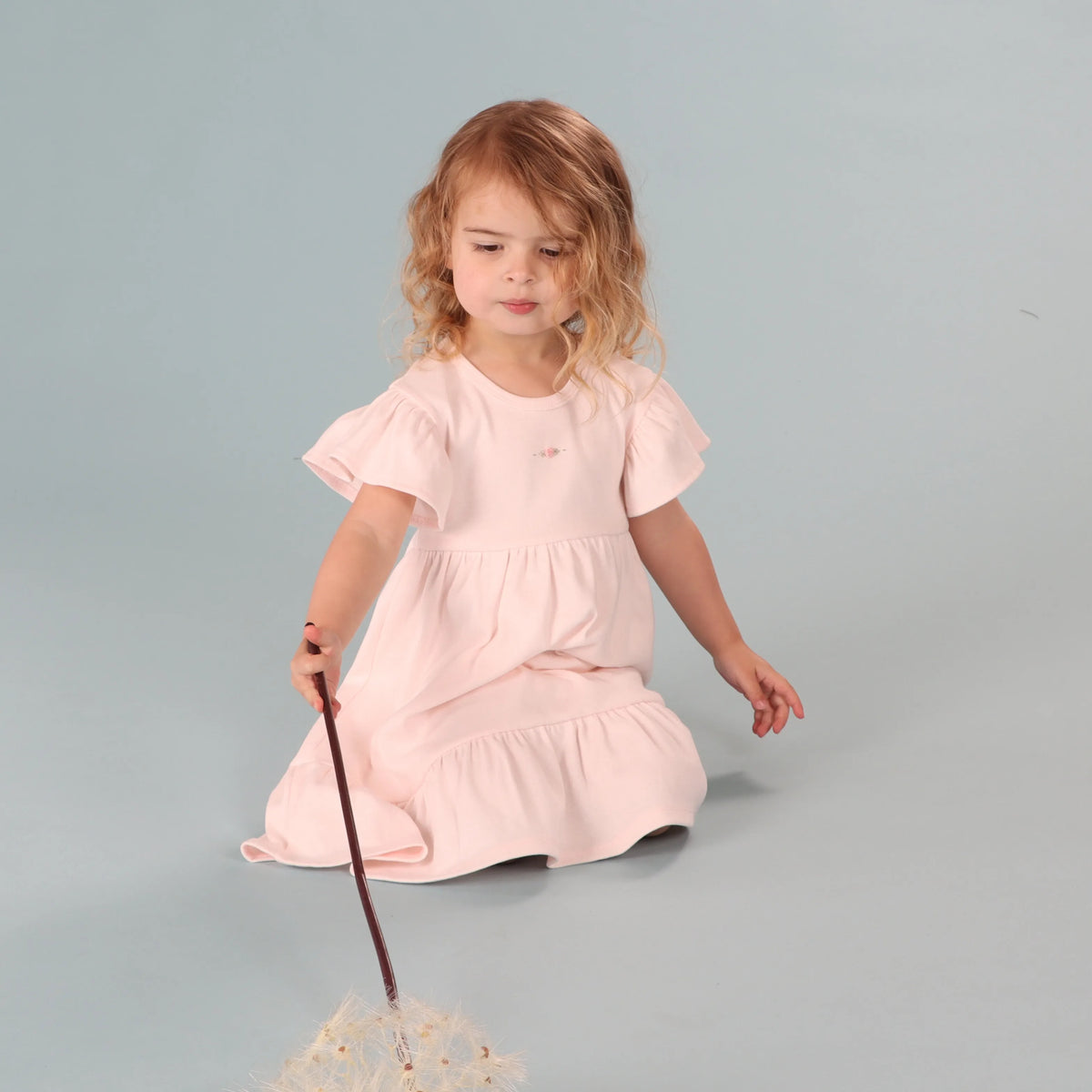 Cotton Tiered Dress
