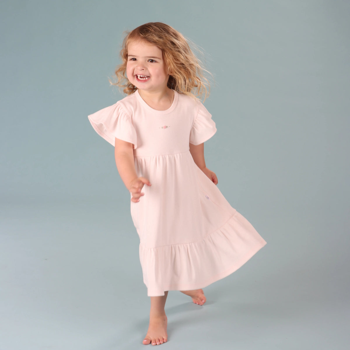 Cotton Tiered Dress