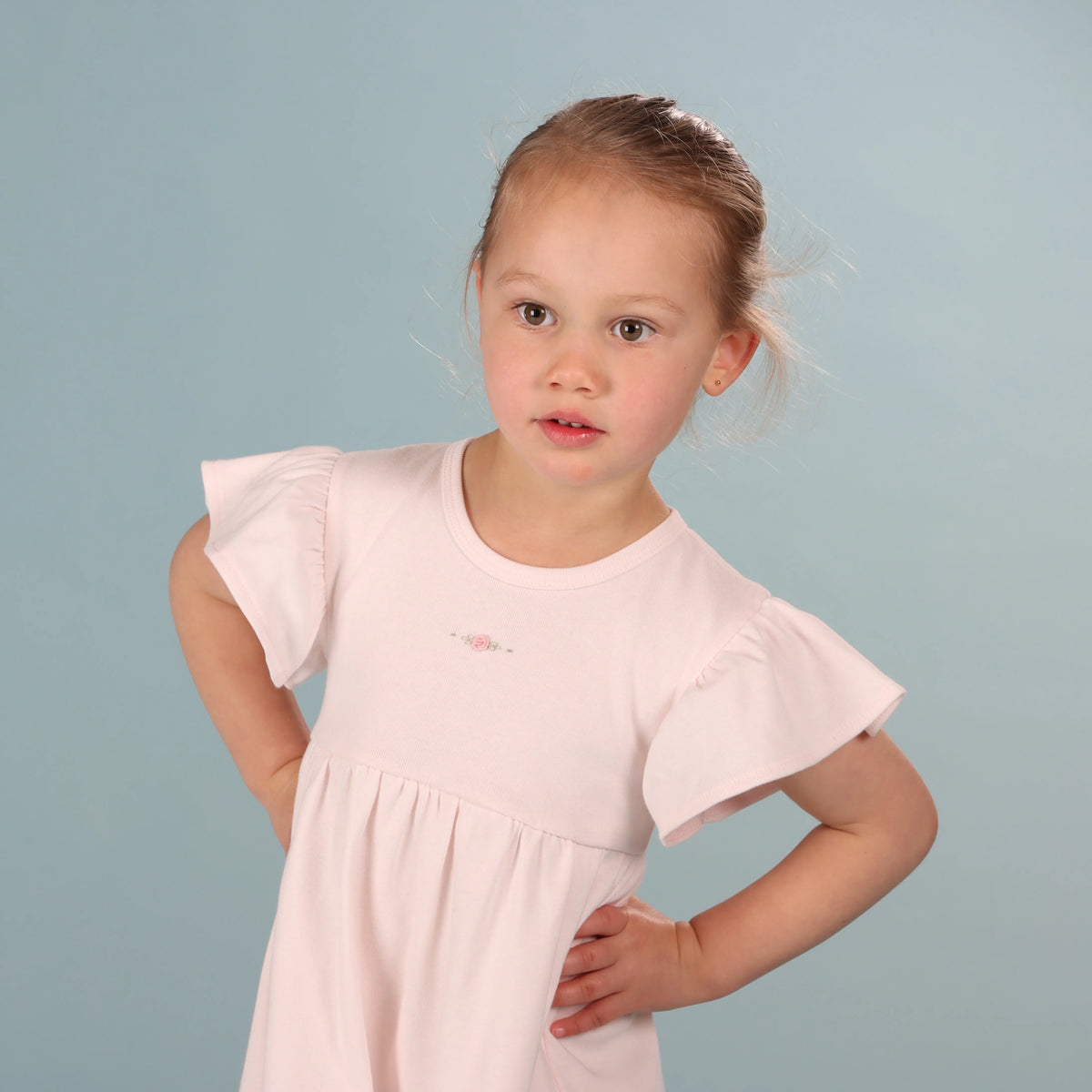 Cotton Tiered Dress
