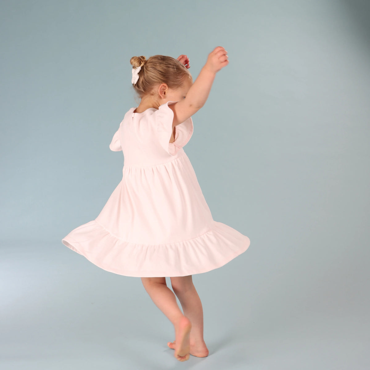 Cotton Tiered Dress