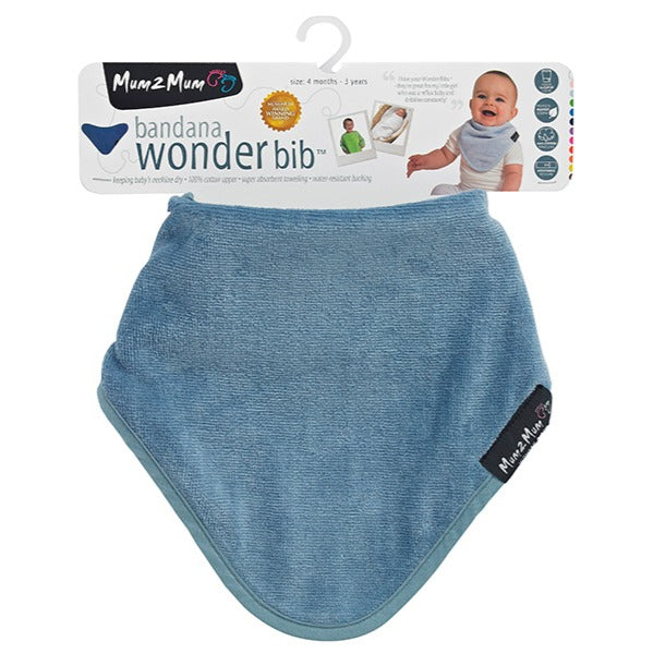Bandana Wonder Bib Denim - Mum2Mum
