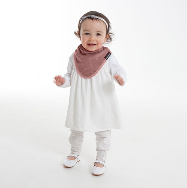 Bandana Wonder Bib Dusky Pink - Mum2Mum