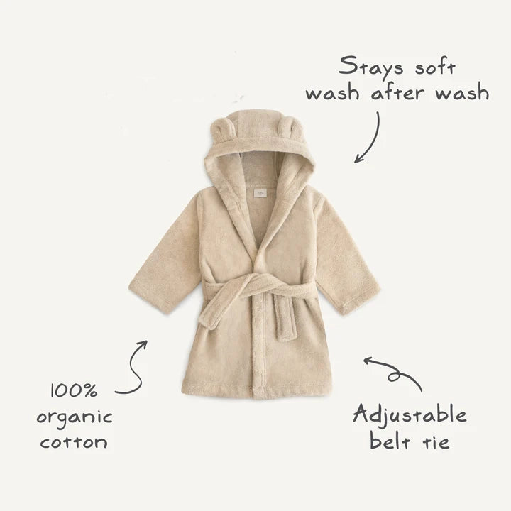 Bear Robe Blush 2-4yr - Mushie