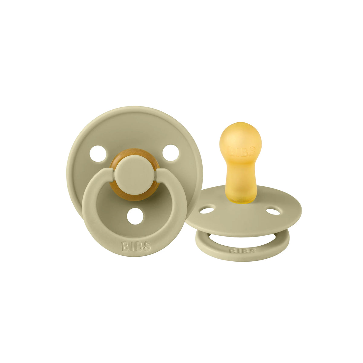 Bibs Dummy - 2 Pack 1 Khaki - BIBS