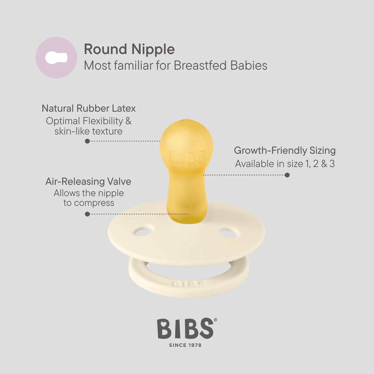 Bibs Dummy - 2 Pack 1 Blush - BIBS