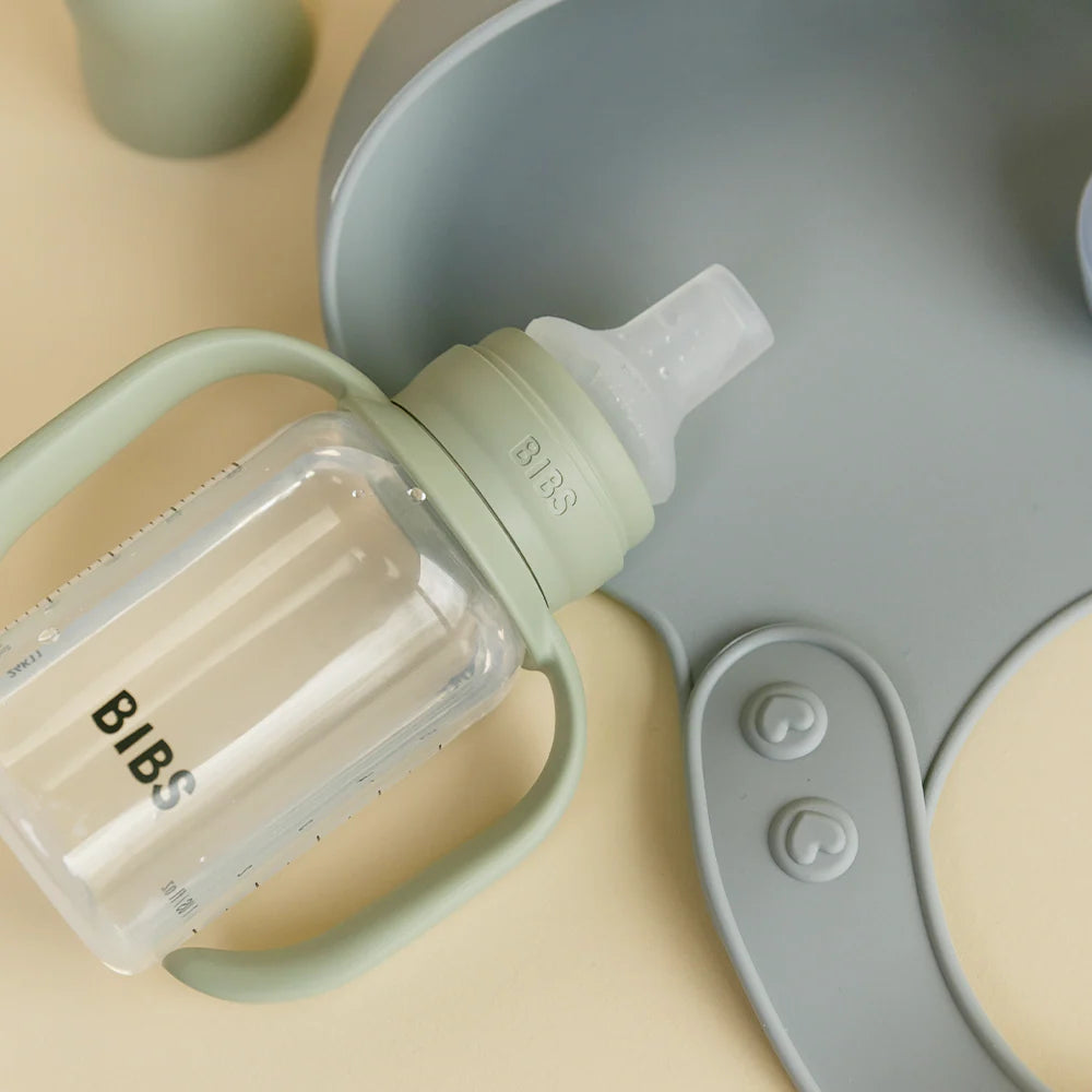 Sippy Bottle Silicone Sage 150ml - BIBS