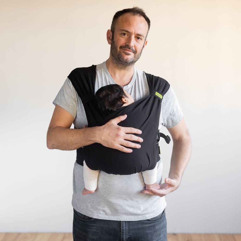 Boba Bliss Baby Wrap Carrier V2 Black - Boba