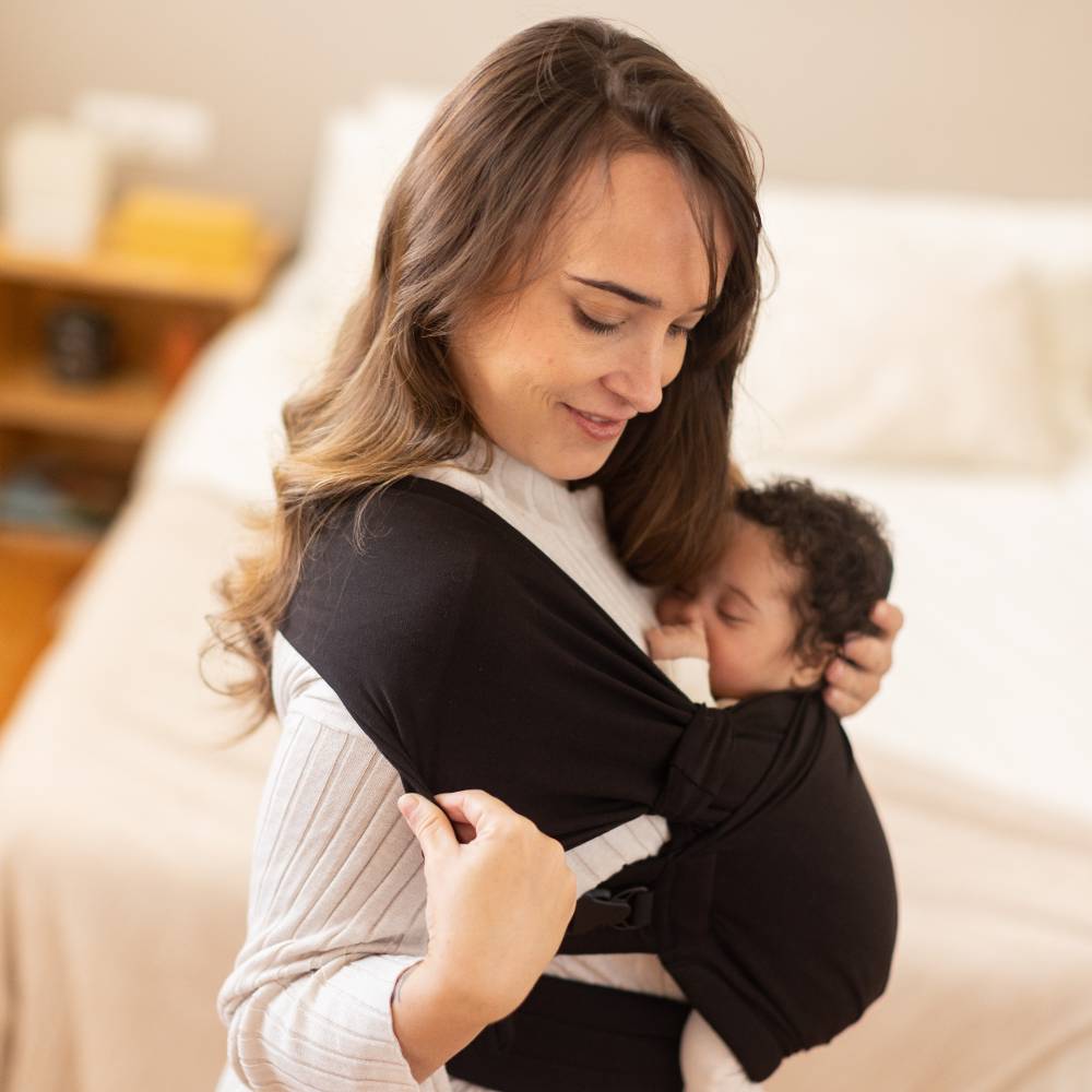 Boba Bliss Baby Wrap Carrier V2 Black - Boba