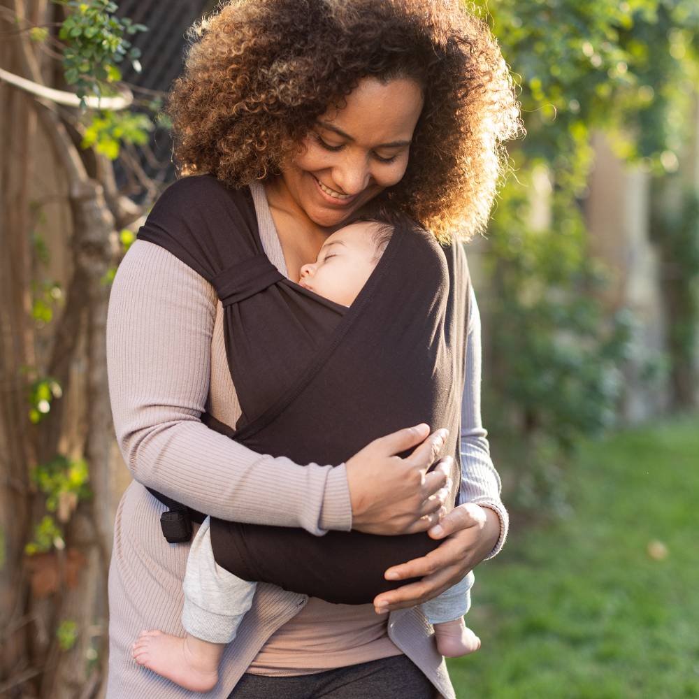 Boba Bliss Baby Wrap Carrier V2 Black - Boba